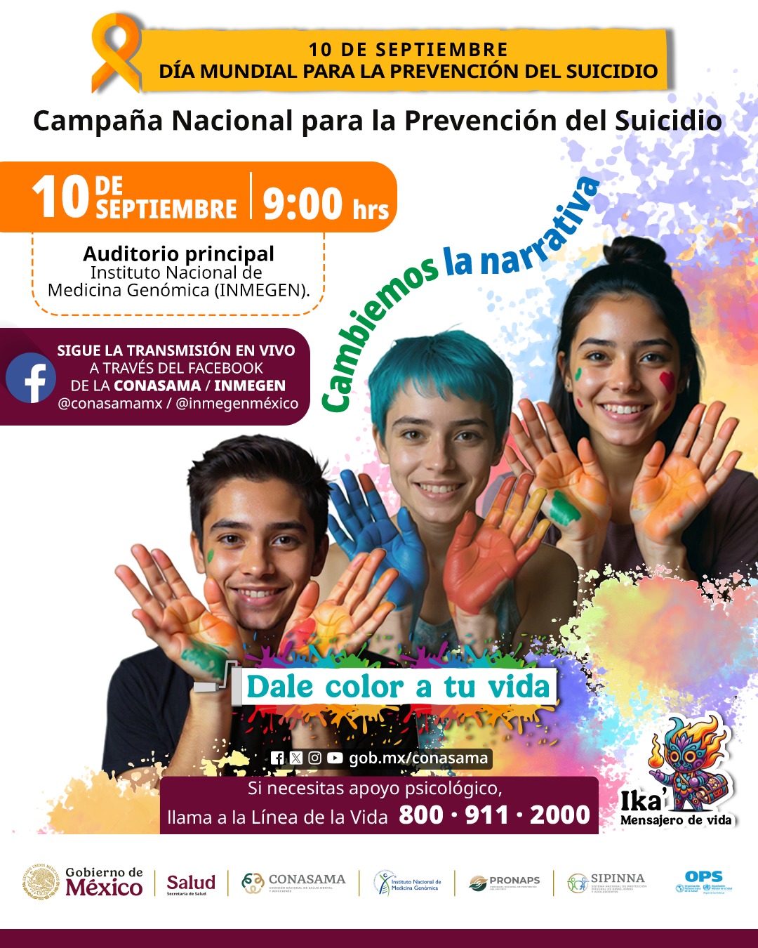 CONASAMA PREVENCIÓN DEL SUICIDIO Y PROMOVER LA SALUD MENTAL ENTRE…